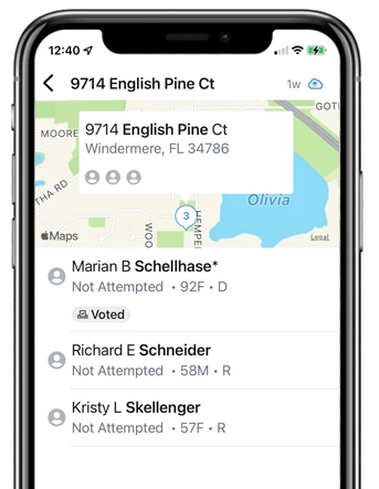 viewing someone in the list