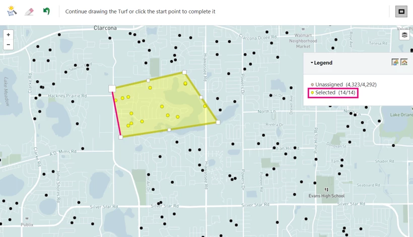 legend is highlighted