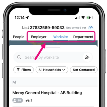 tabs are highlighted