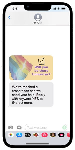 Example of Landscape image on iphone