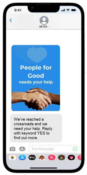 Example of Portrait oriented image on an iphone