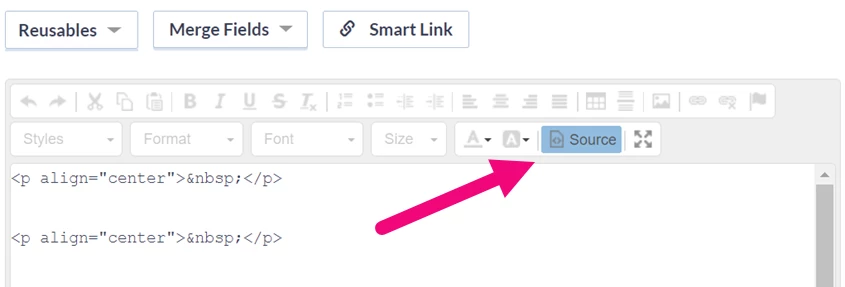 example of Classic Editor