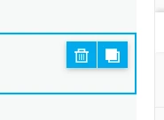 Copy and Trash icons