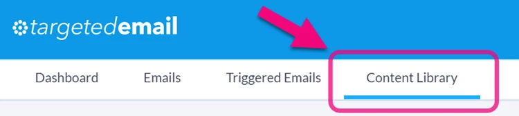Content Library tab is highlighted