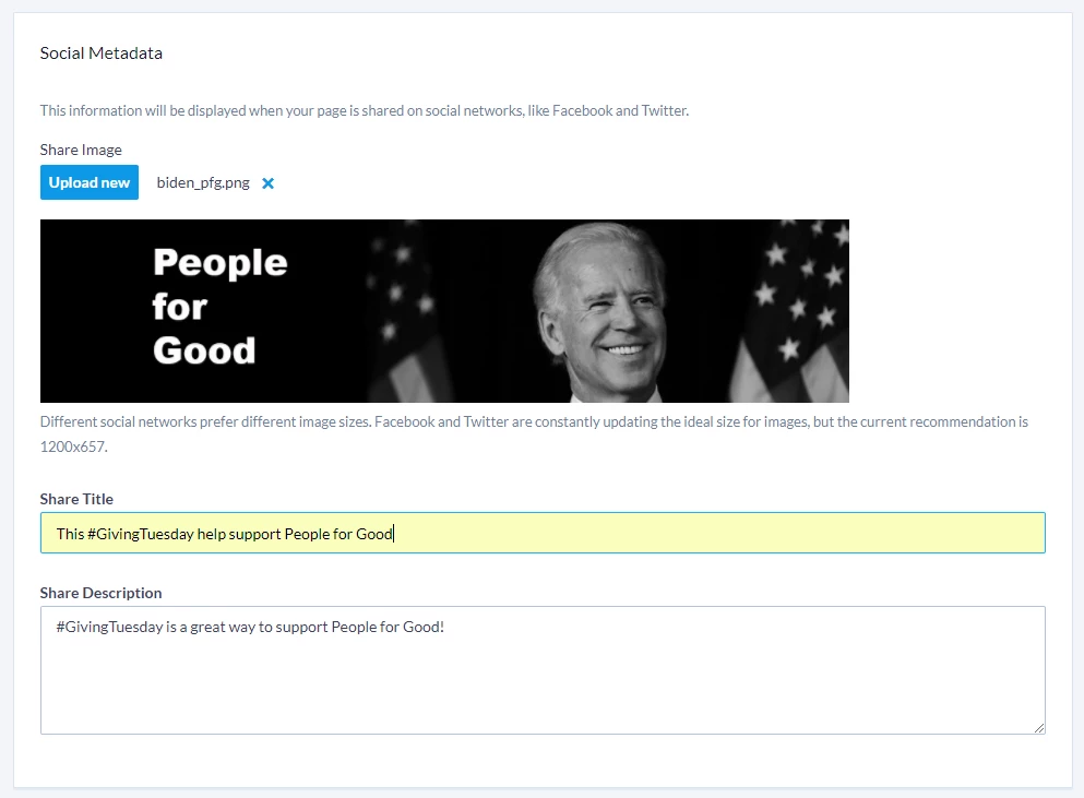 example of a joe biden banner for sharing