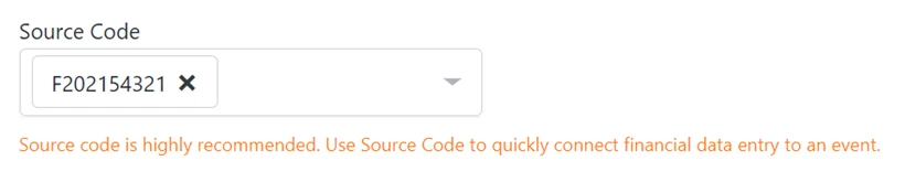 warning about disclosure on source code entry