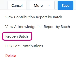 highlight of reopen batch