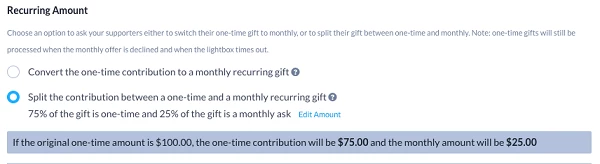 attribution and soft credit section of contribution
