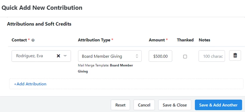 adding an acknowledgement to a batch entry