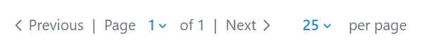 shows the setting that will let you decide how many results to show on one page