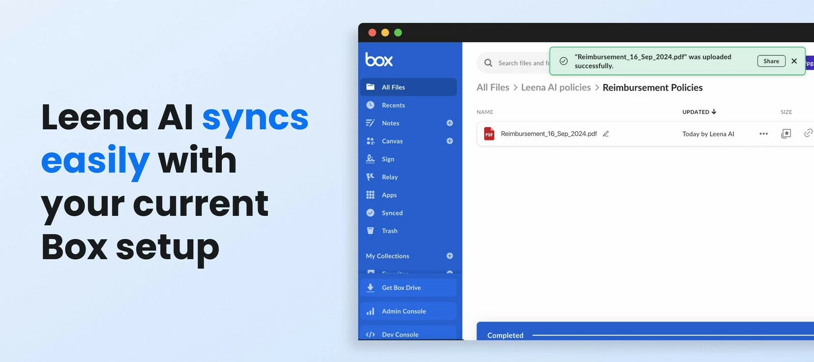 Box and Leena AI Integration