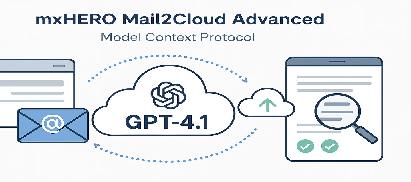 mxHERO Mail2Cloud Advanced with Model Context Protocol for Legal Discovery