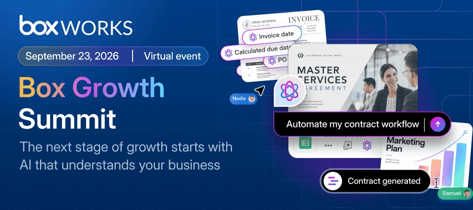 See how growing teams are putting AI to work at the Box Growth Summit