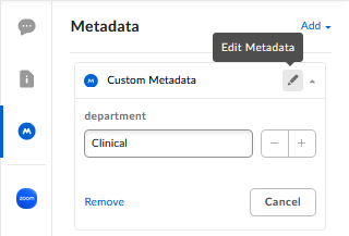 Custom Metadata