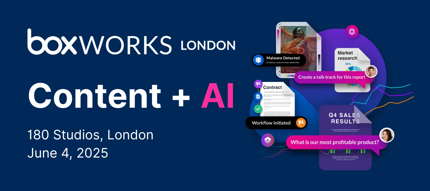 BoxWorks London: Content + AI