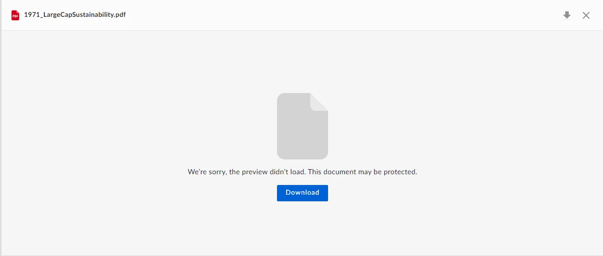 Preview error on Content Explorer Widget