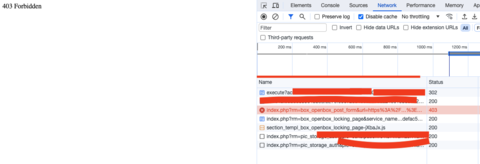 Open app integration via box returns 403