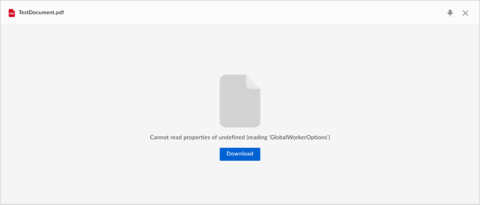 I am getting the error while previewing a file using Content Explorer?
