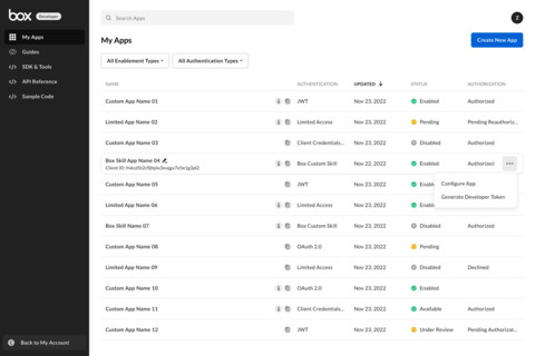 Announcing Enhanced “My Apps” page within the Developer Console
