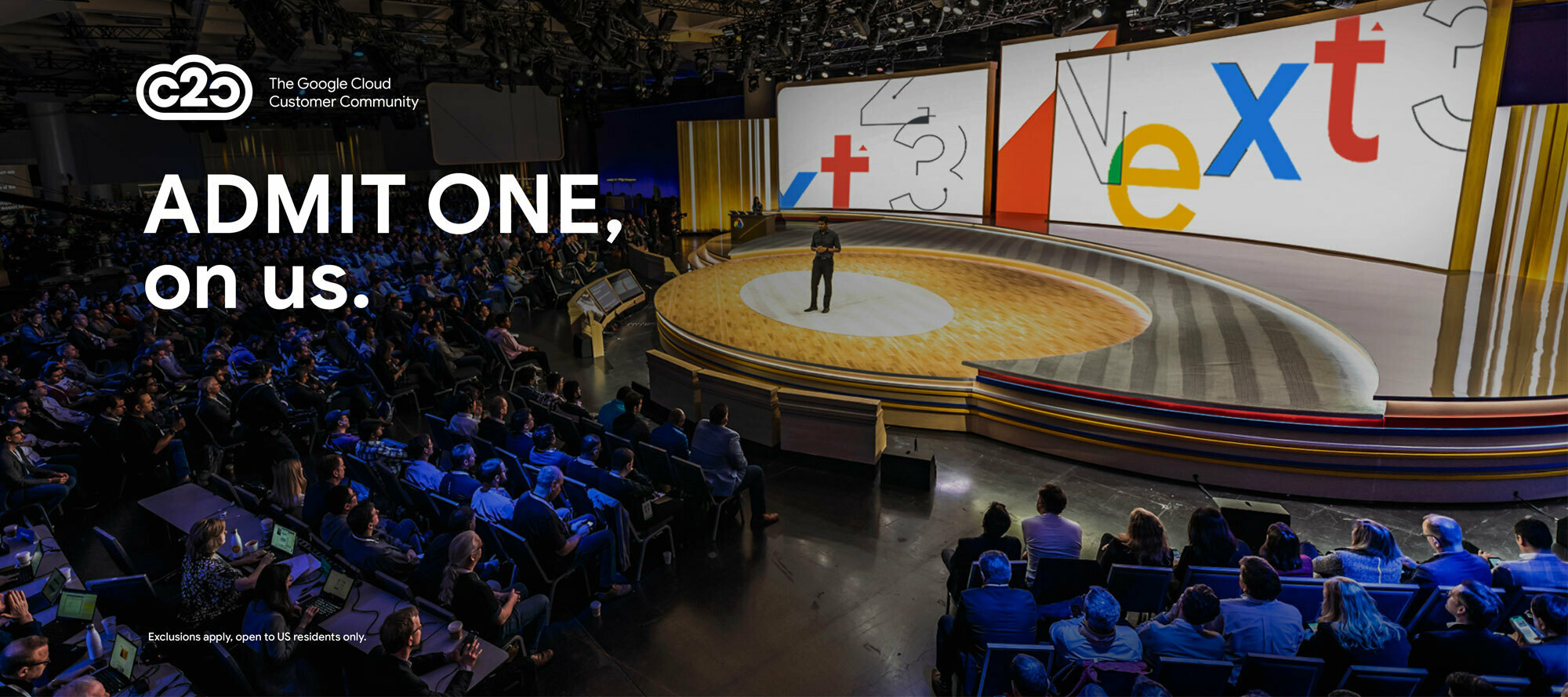 Admit One, On Us: Win Free Tickets to Google Cloud Next '23 from C2C