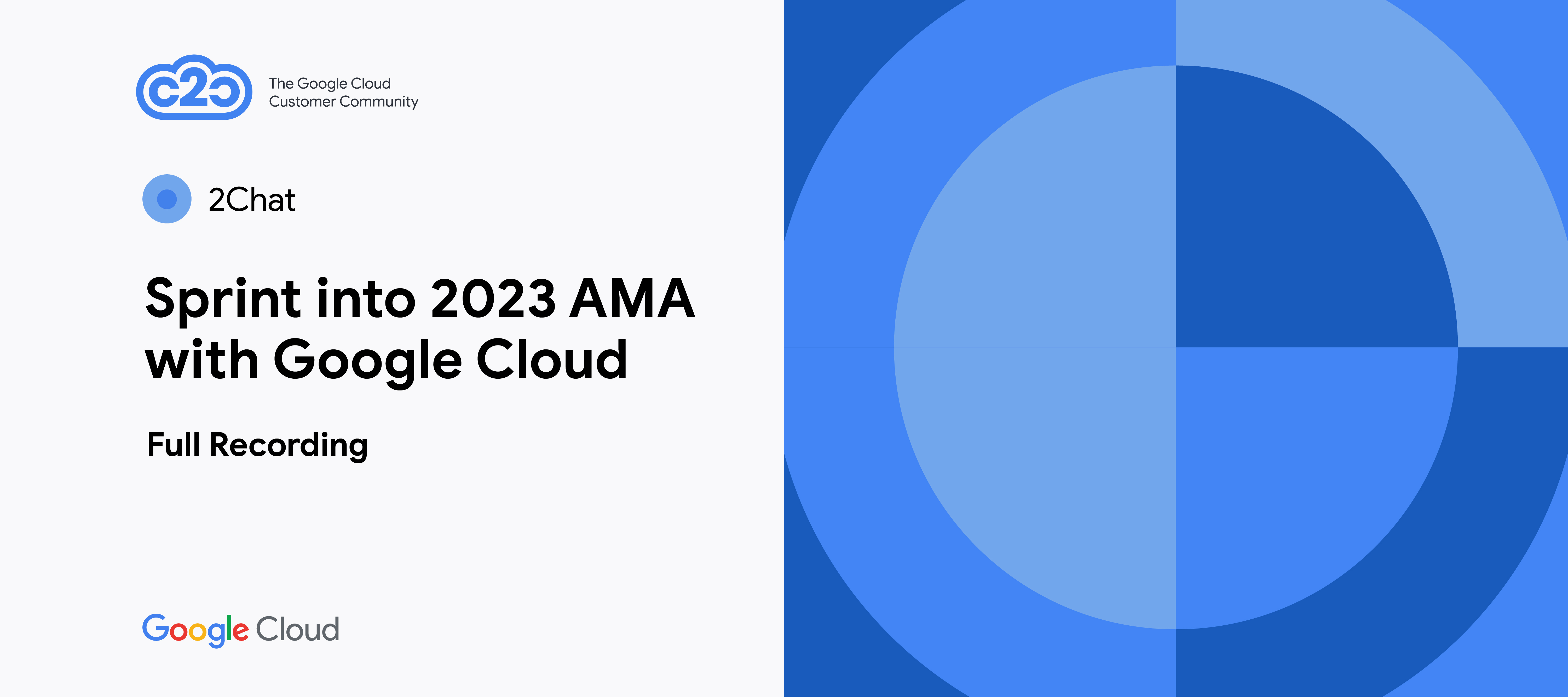 Sprint into 2023 AMA with Google Cloud (full recording)