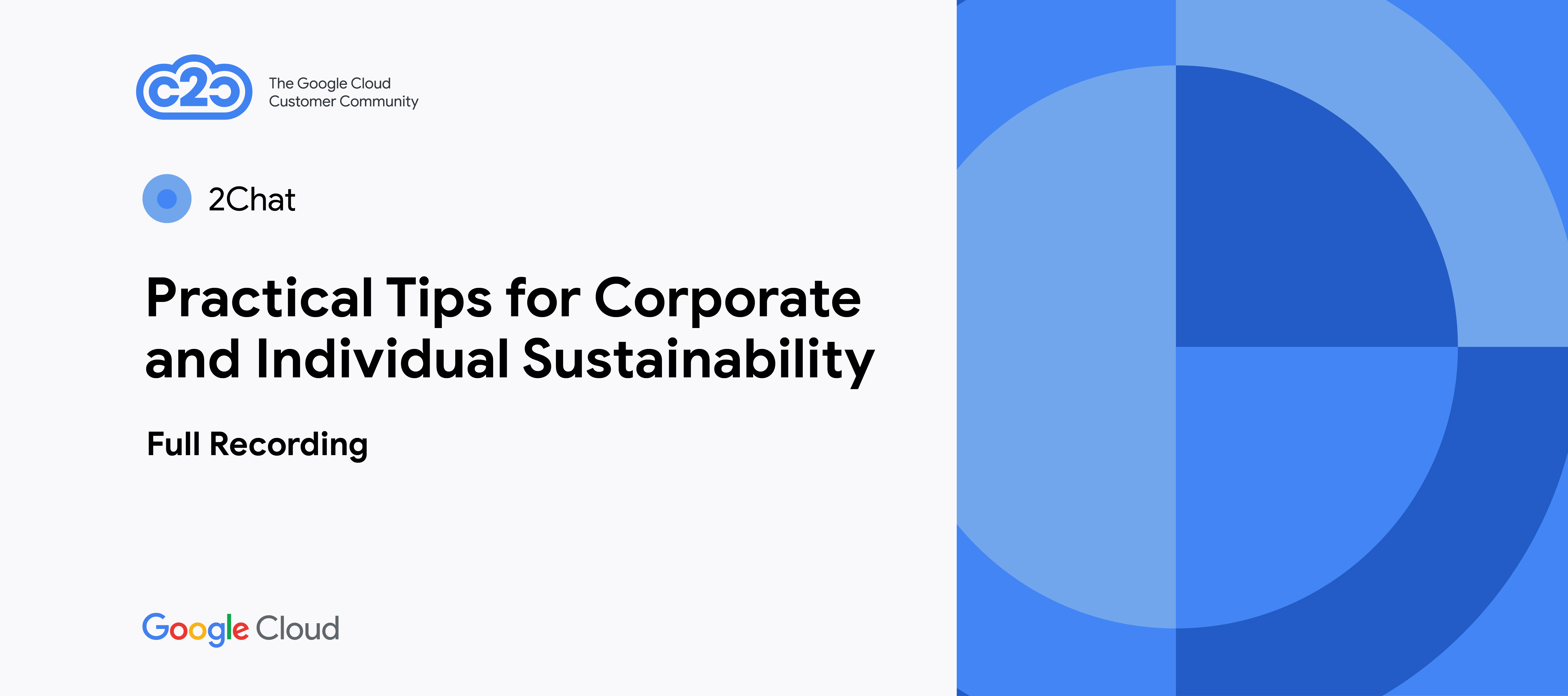 Practical Tips for Corporate and Individual Sustainability (full recording)