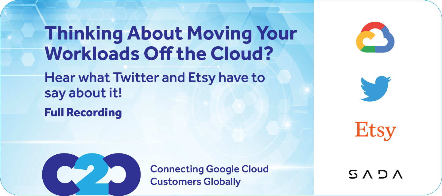 Thinking About Moving Your Workloads Off the Cloud? (full video)