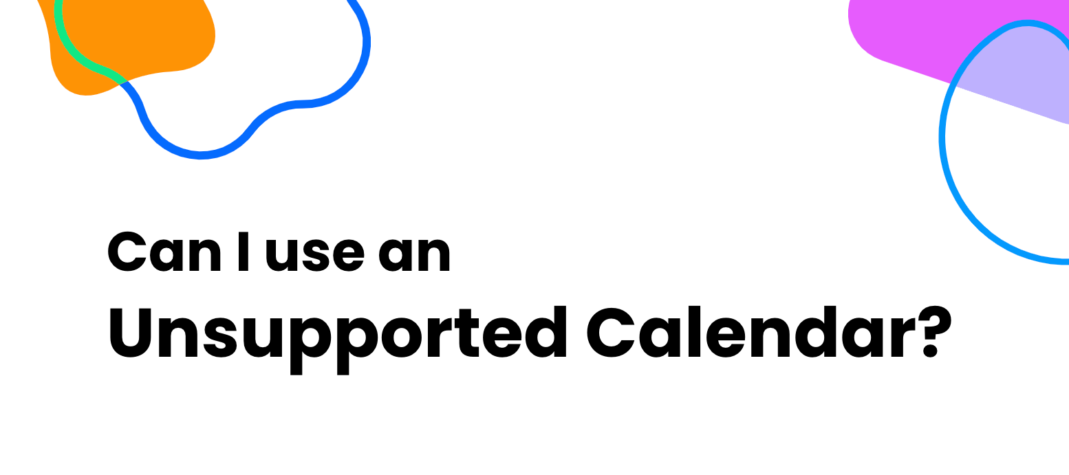 Connect an Unsupported Calendar