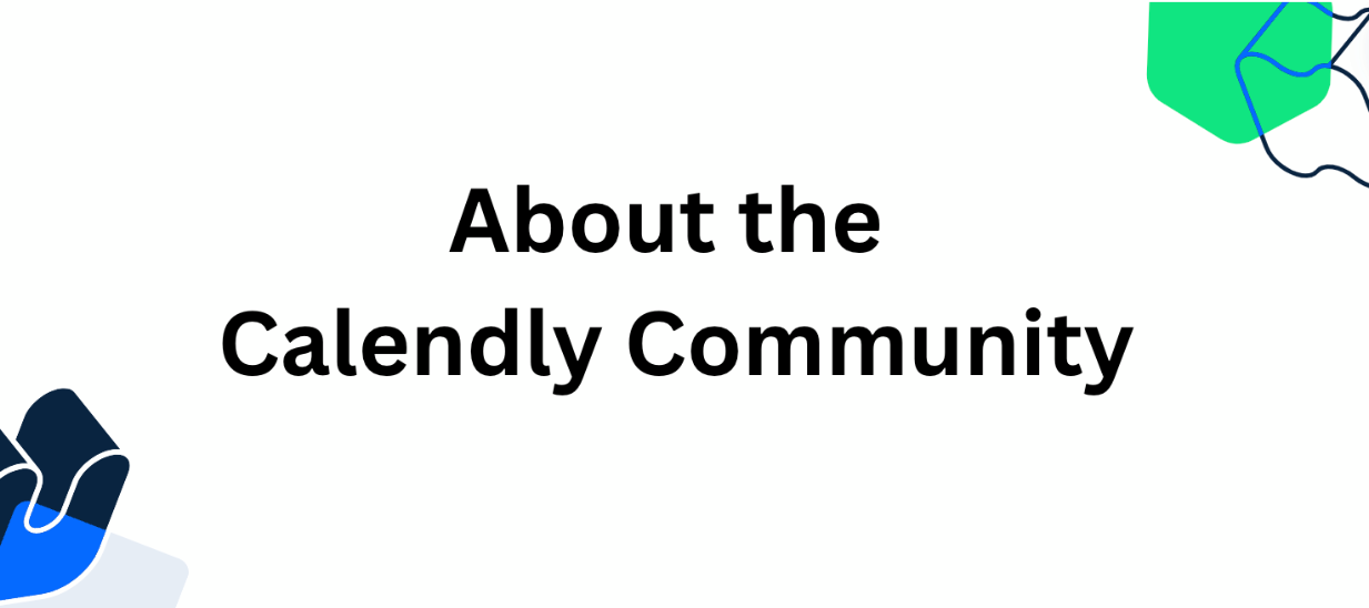 About the Calendly Community