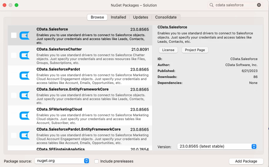 How To Download And Use CData ADO NET Providers In Visual Studio For How To Download And Use CData ADO NET Providers In Visual Studio For