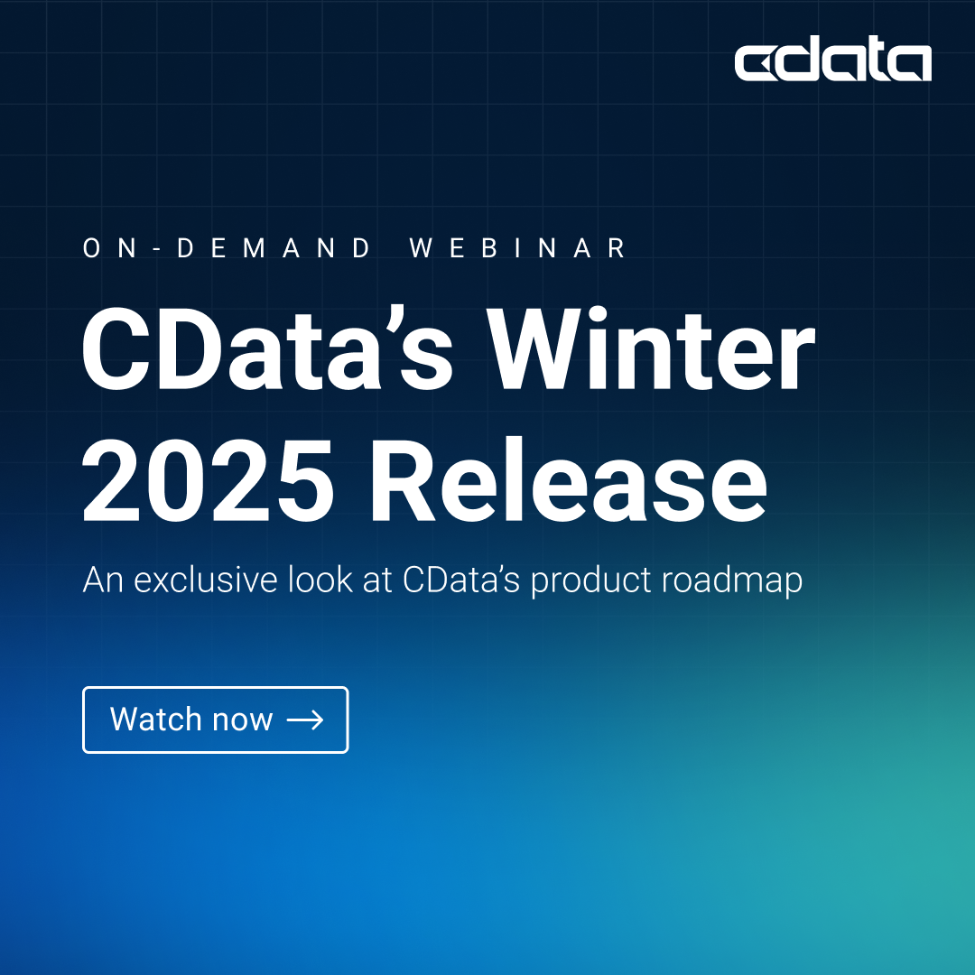 CData's Winter 2025 Release