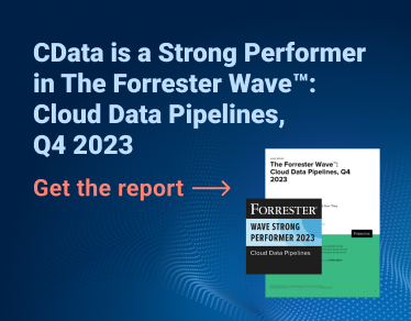 CData is a Strong Performer in The Forrester Wave™: Cloud Data Pipelines, Q4 2023. Get the report.