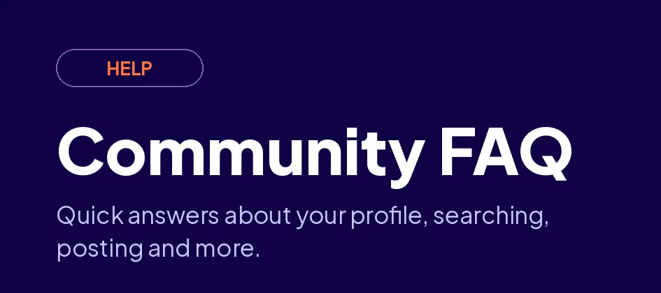 Community FAQ