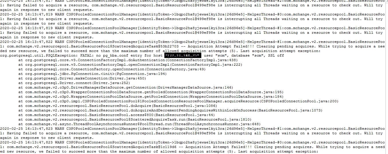 Hive connection failed logs.png