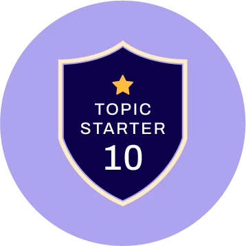 Topic Starter 10!
