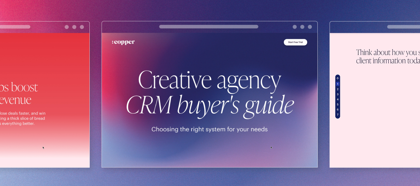 Creative agency crm