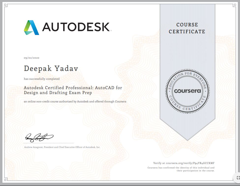 Autodesk And Many Other Logo Not Showing On Certificate. 