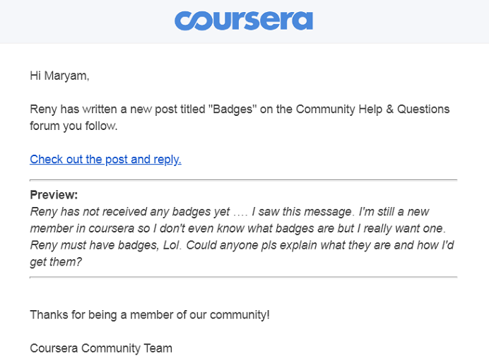 Have you noticed the preview section? | Coursera Community