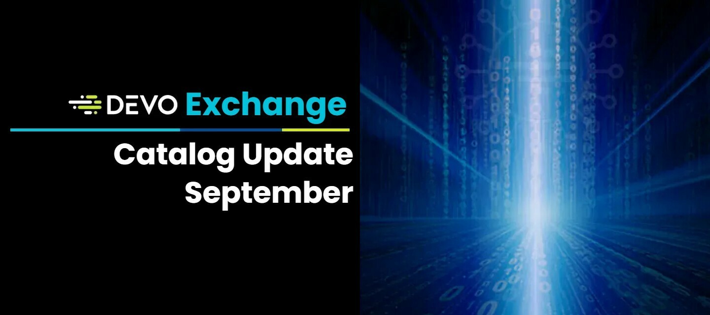 Devo Exchange Catalog Update for September
