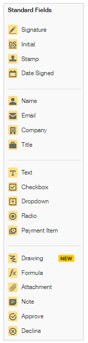 field types