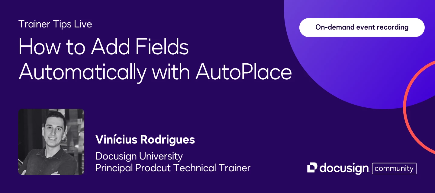 How to Add Fields Automatically with AutoPlace | Recap & Recording