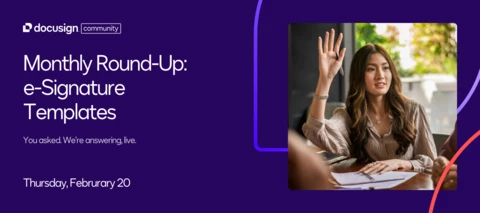 Monthly Roundup: eSignature Templates | Recap & Recording