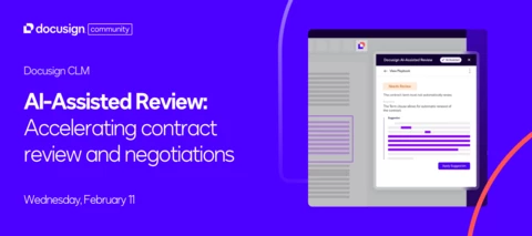 AI-Assisted Review in Docusign CLM | Recap & Recording