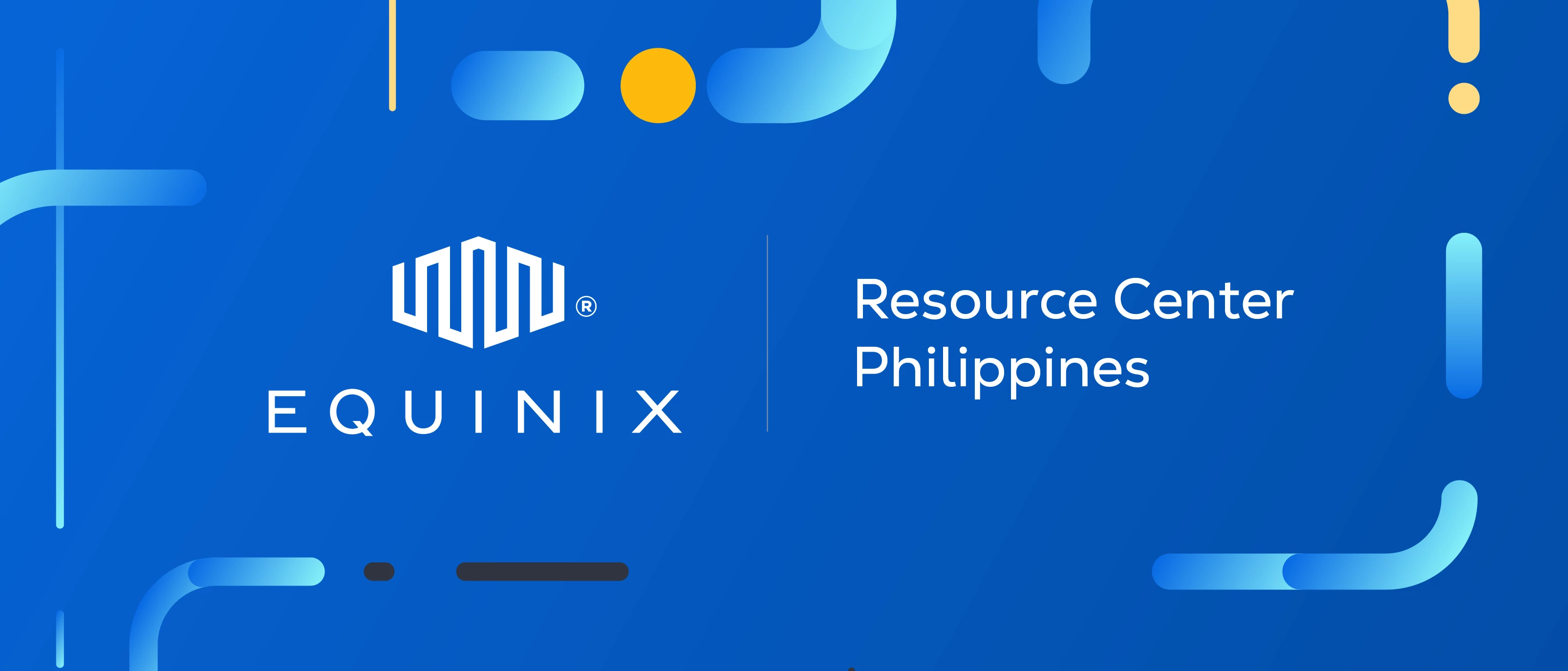 Hero banner with Equinix logo and text "Resource Center Philippines"