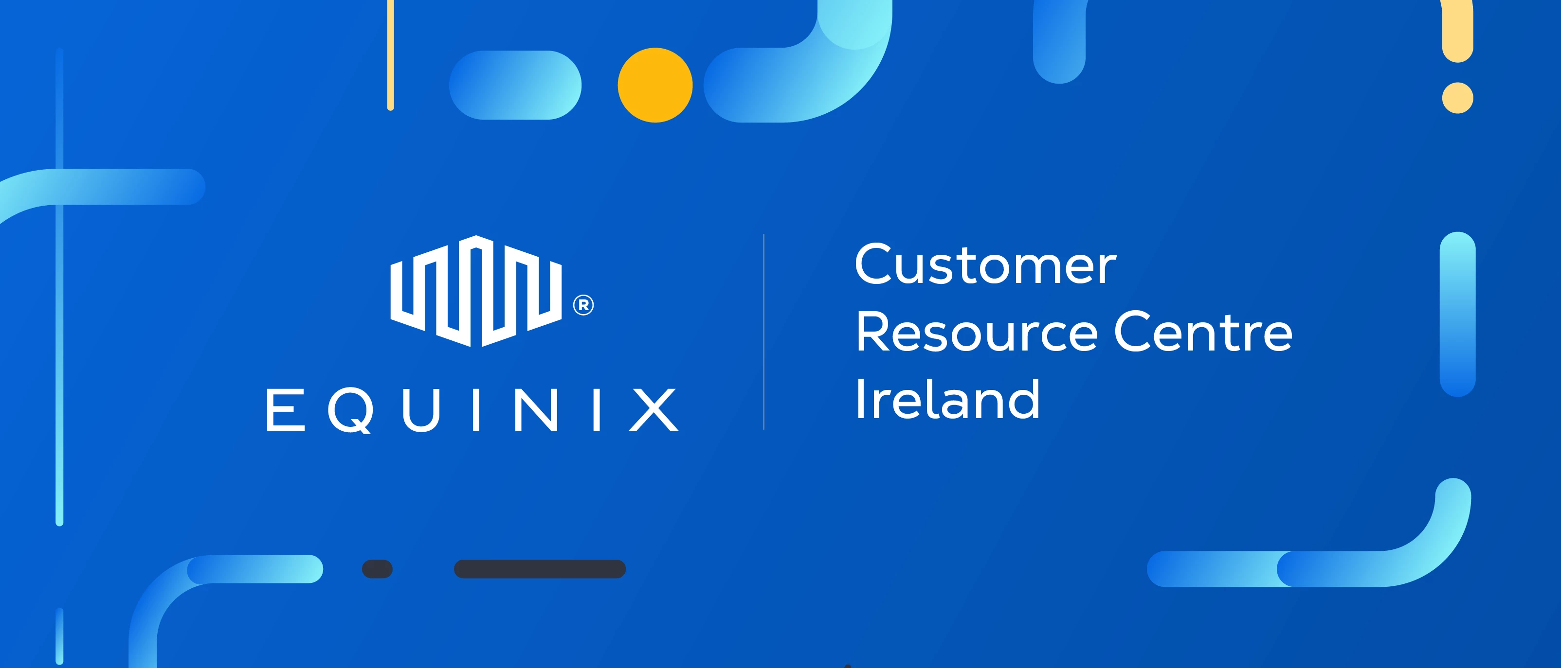 Hero banner with Equinix logo and text "Resource Centre Ireland"