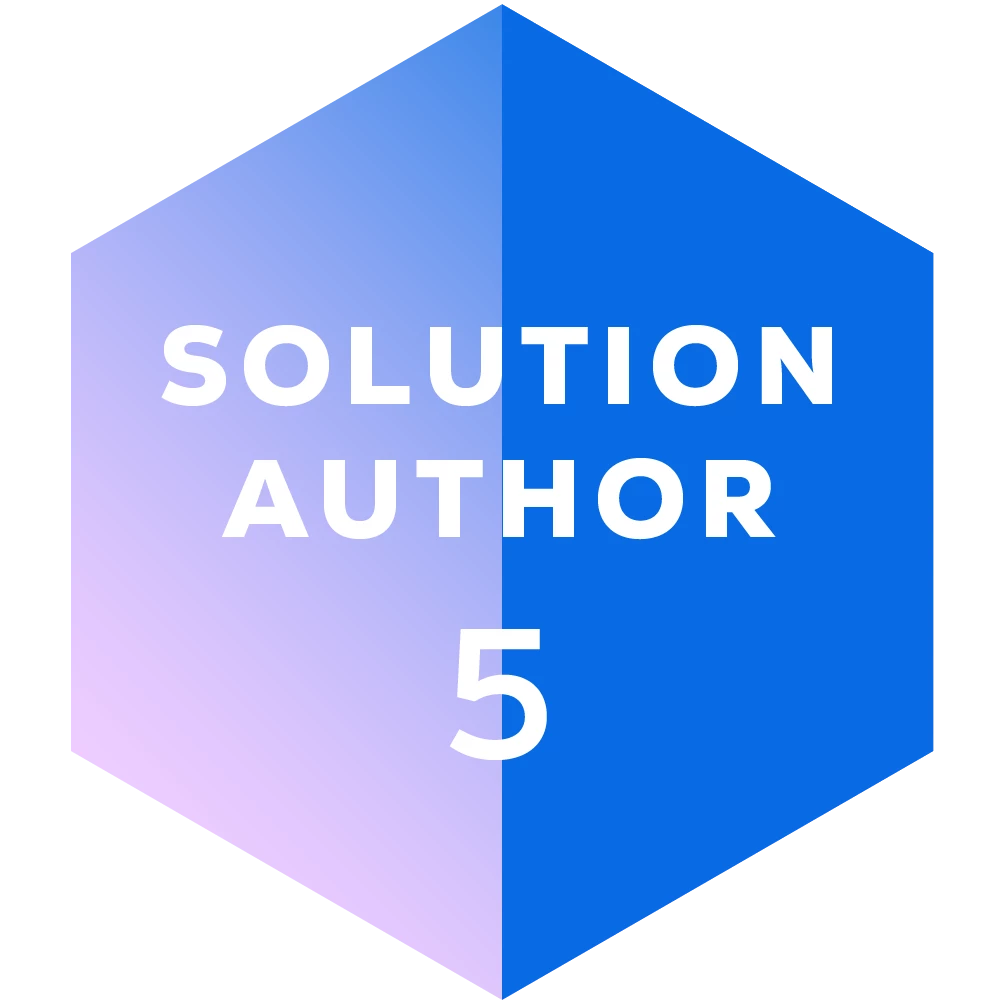 Solution Author - 5