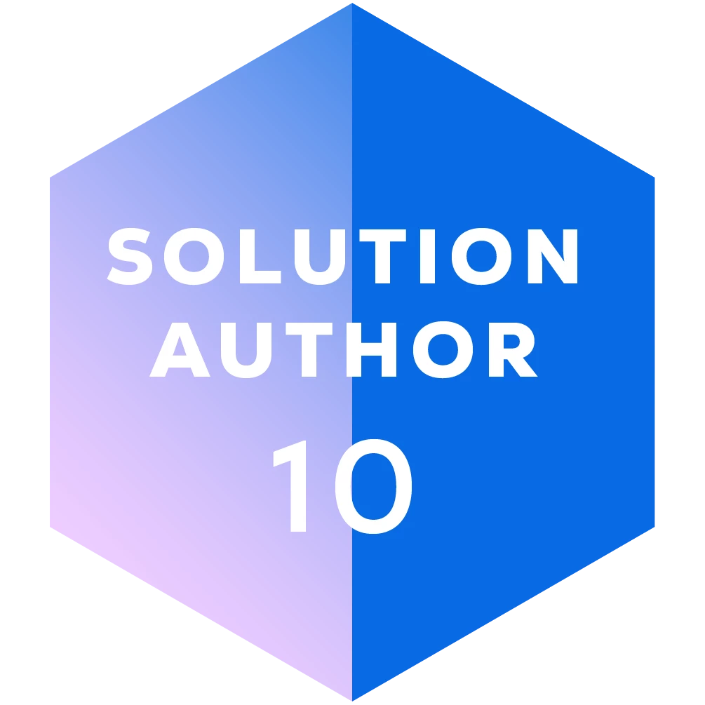 Solution Author - 10