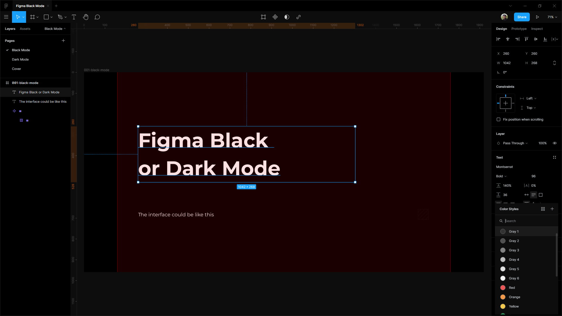 Figma-BlackMode