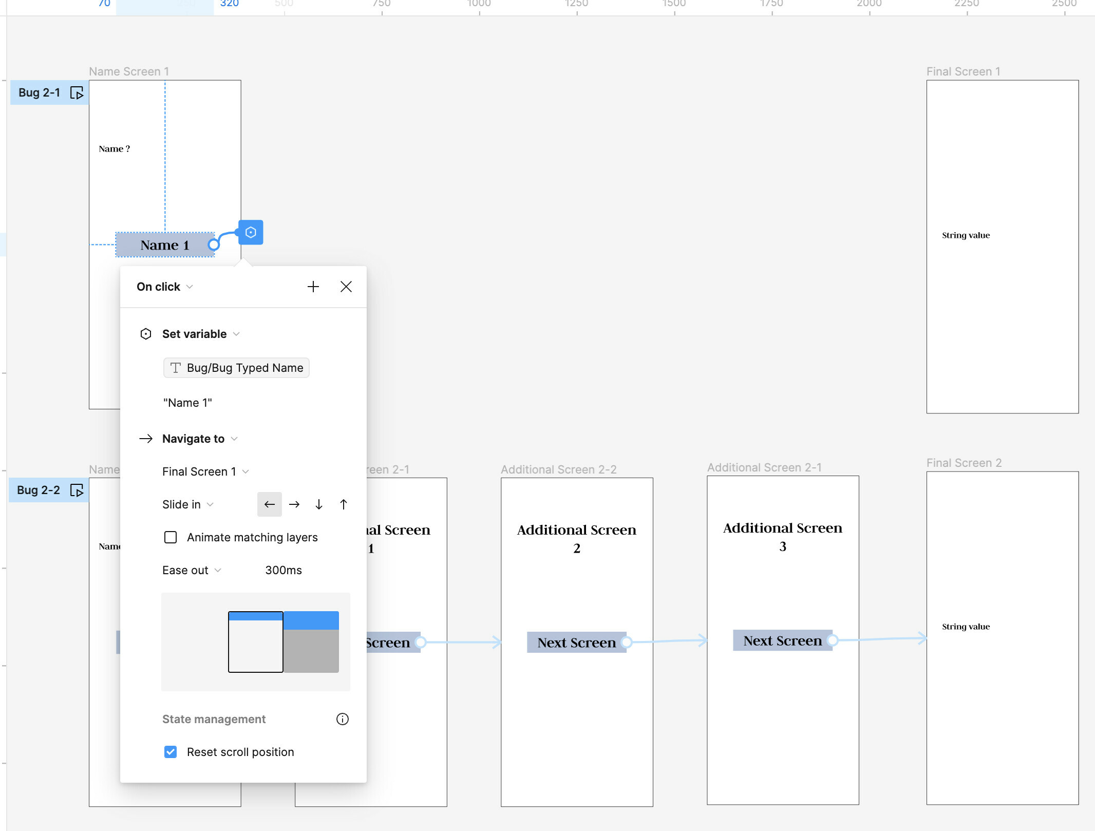 Screenshot 2 - assign a value to a variable