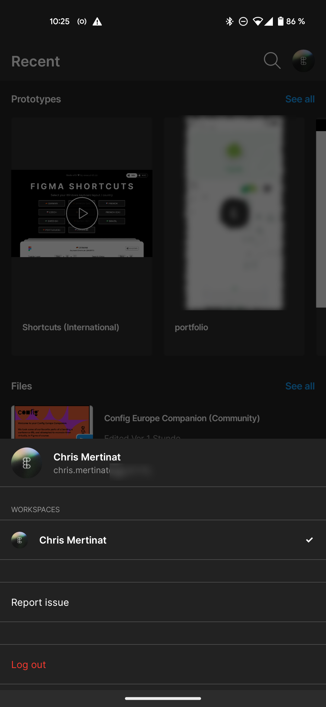 Beta Figma app interface